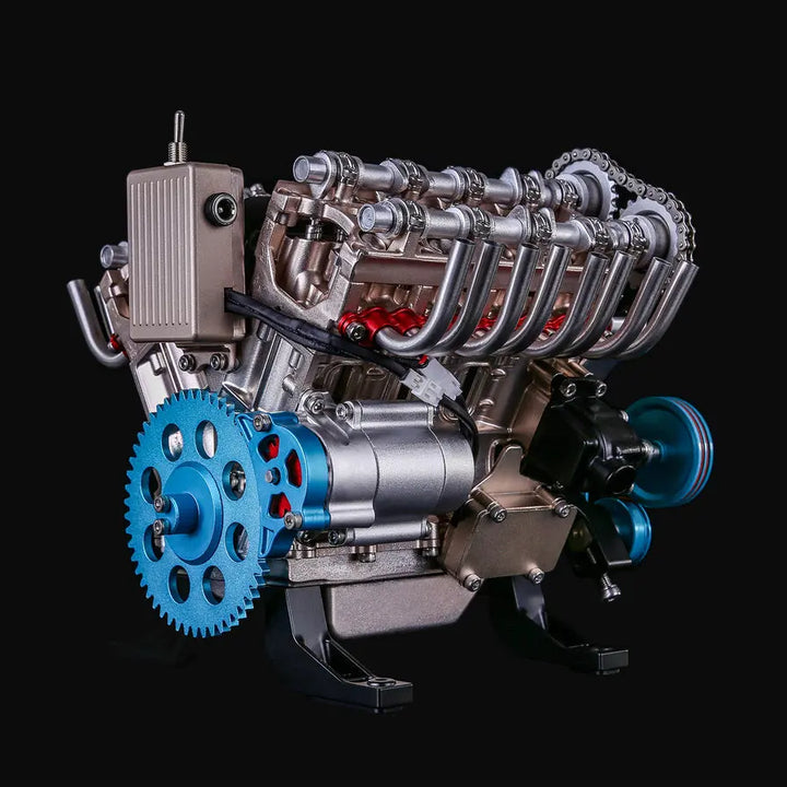 500+Pcs V8 Engine TECHING 3D Metal Mechanical Engine Model Science Experiment Boys Toy Diybooknookkit