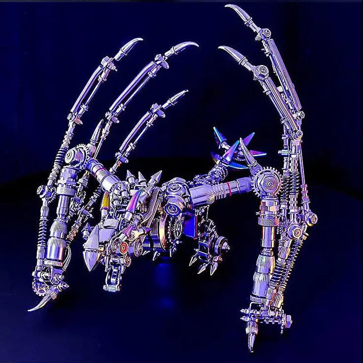 Adult 1300 PCS Metal Puzzle model Western Dragon Cyberpunk