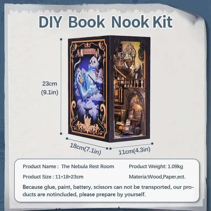 CUTEBEE NEBULA COMMON ROOM DIY BOOK NOOK KIT - Diy book nook kit