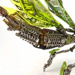 3DMetalMechanicalMantis1200PCSPuzzleModelKitInsectSeries_9