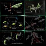 3DMetalMechanicalMantis1200PCSPuzzleModelKitInsectSeries_9