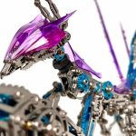 3DMetalMechanicalMantis1200PCSPuzzleModelKitInsectSeries_9