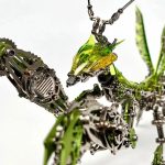 3DMetalMechanicalMantis1200PCSPuzzleModelKitInsectSeries_9