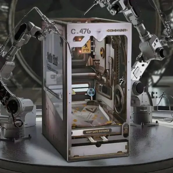 3D Pinball Tilt DIY Book Nooks