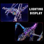 Adult1300PCSMetalPuzzlemodelWesternDragonCyberpunk_1