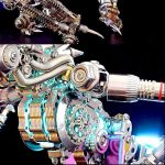 Adult1300PCSMetalPuzzlemodelWesternDragonCyberpunk_1