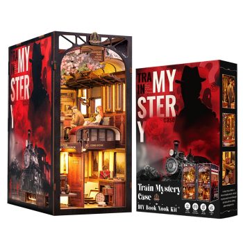 CUTEBEE Train Mystery DIY Book Nook Kit