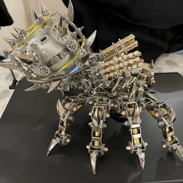 Music model kit Speaker 2-in-1 Mechanical Tarantula Scorpion 3D Puzzle Assembly Kit Diybooknookkit