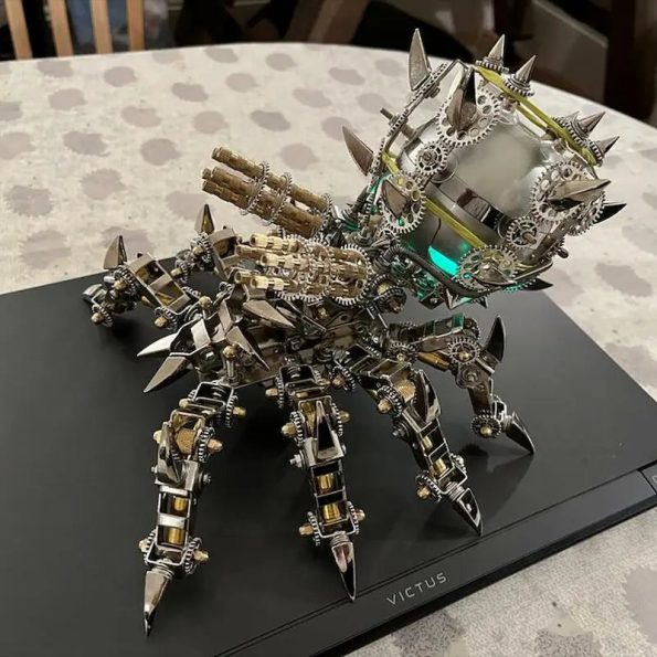 Music model kit Speaker 2-in-1 Mechanical Tarantula Scorpion 3D Puzzle Assembly Kit Diybooknookkit