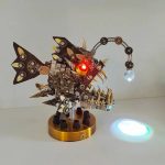 SteampunkAnglerfishDIY3DMetalPuzzleModelKitwithBase_6