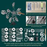 TECHING16thScaleModelMetalRadialEngineBuildProjectover250pcsEarlyAssembly_8
