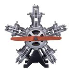 TECHING16thScaleModelMetalRadialEngineBuildProjectover250pcsEarlyAssembly_8