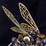 WaspInsects3DMetalDIYMechanicalModelKitPuzzleAssembleJigsawToysCraft_7