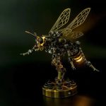 WaspInsects3DMetalDIYMechanicalModelKitPuzzleAssembleJigsawToysCraft_7