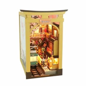 Cherry Blossom Train Station DIY Book Nooks