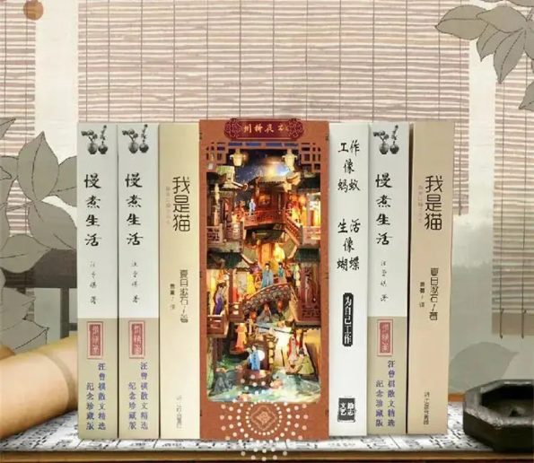 CHINESE ANCIENT NIGHT MARKET DIY BOOK NOOK KIT - Diy book nook kit
