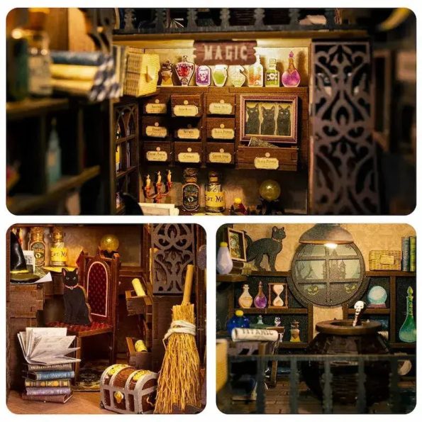 CUTEBEE MAGIC PHARMACIST DIY BOOK NOOK KIT - Diy book nook kit