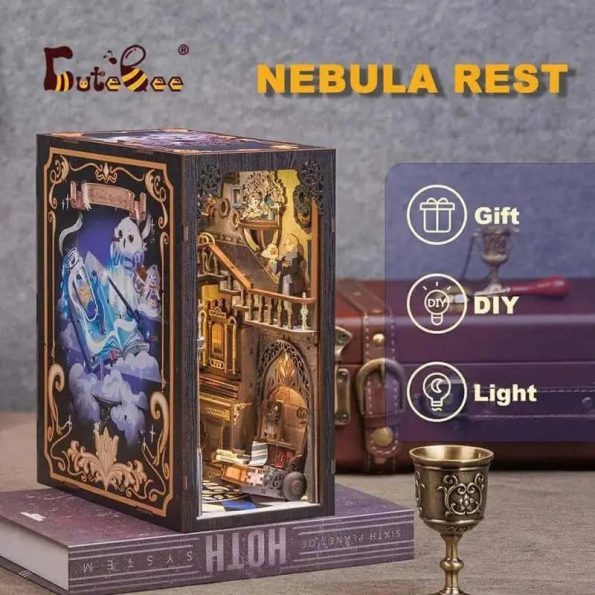 CUTEBEE NEBULA COMMON ROOM DIY BOOK NOOK KIT - Diy book nook kit