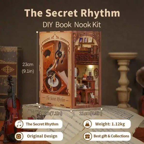 CUTEBEE THE SECRET RHYTHM DIY BOOK NOOK KITS - Diy book nook kit
