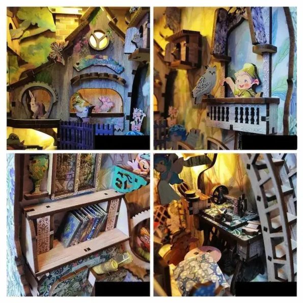 Elf Castle DIY Book Nook Kit - Diy book nook kit