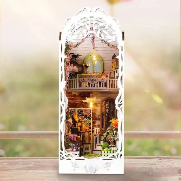 Flower House DIY Book Nook Kit - Diy book nook kit