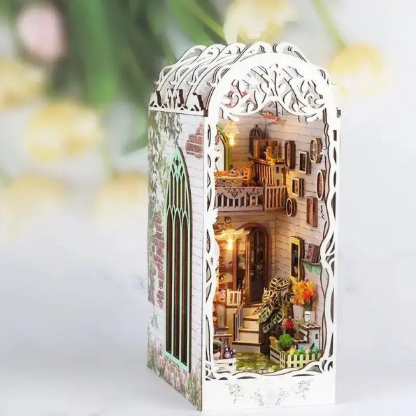 Flower House DIY Book Nook Kit - Diy book nook kit