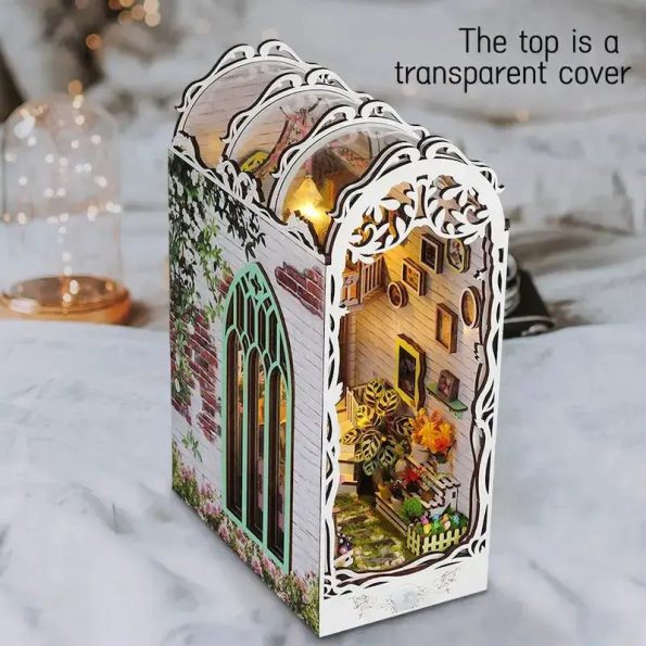 Flower House DIY Book Nook Kit - Diy book nook kit