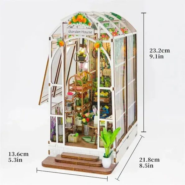 Garden House DIY Book Nook Kit - Diy book nook kit