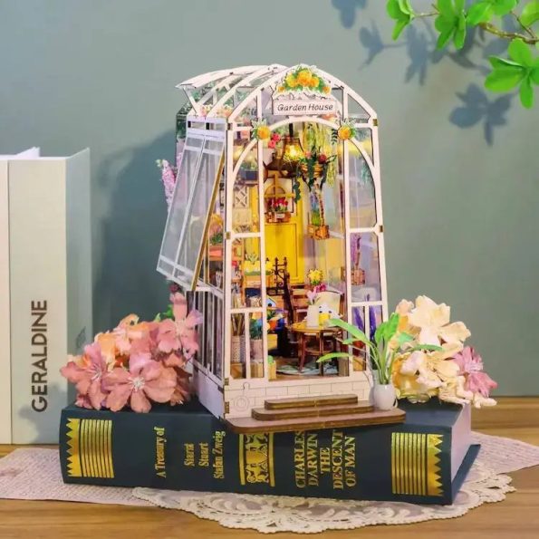 Garden House DIY Book Nook Kit - Diy book nook kit