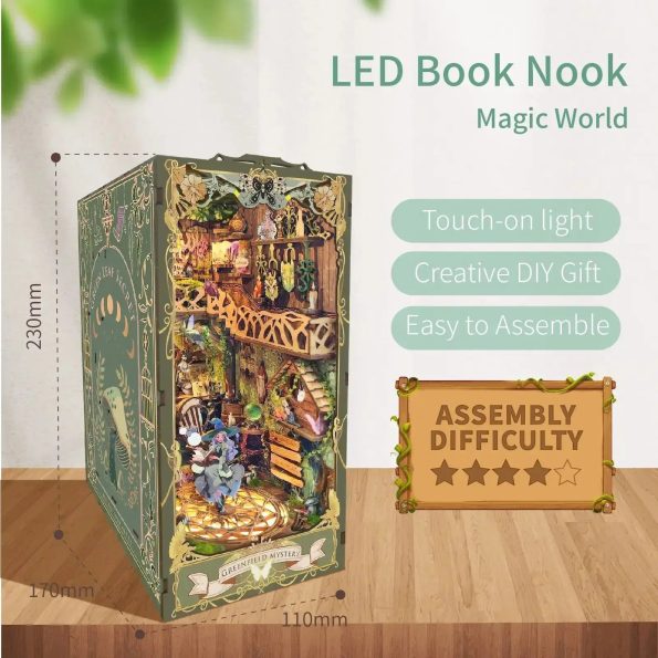 Greenfield Mystery DIY Book Nook Kit - Diy book nook kit