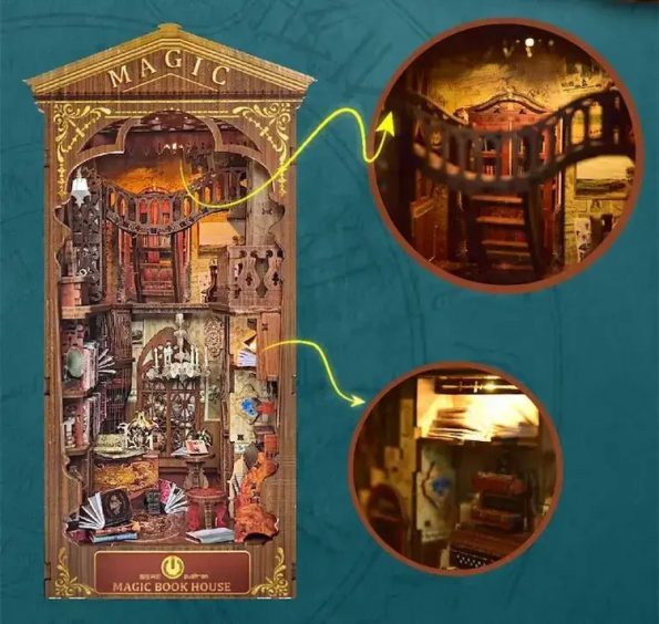 MAGIC BOOK HOUSE DIY BOOK NOOK KIT - Diy book nook kit