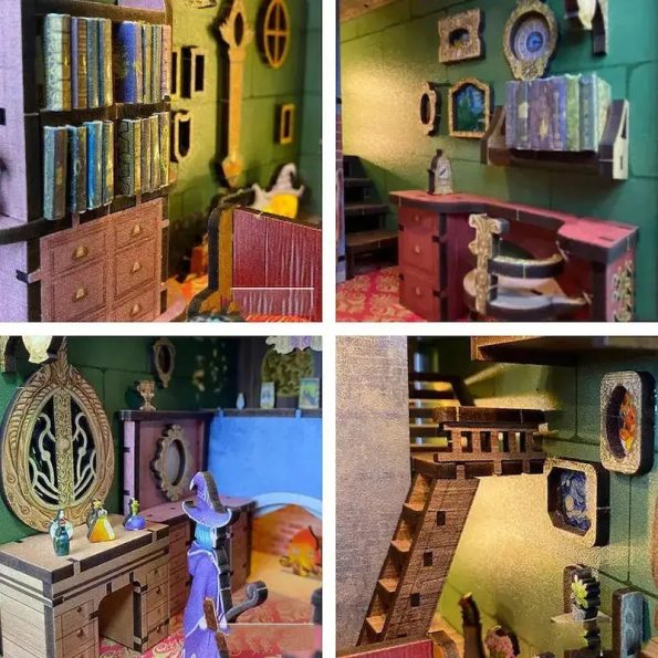 Magic Potion House DIY Book Nook Kit - Diy book nook kit