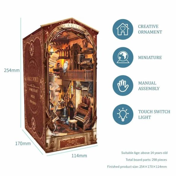 Magic World DIY Book Nook Kit - Diy book nook kit