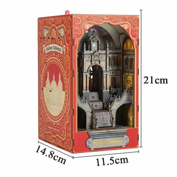 Railway Cathedral DIY Book Nook Kit - Diy book nook kit