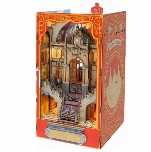 Railway Cathedral DIY Book Nook Kit - Diy book nook kit