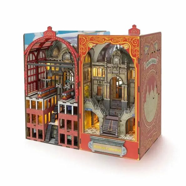 Railway Cathedral DIY Book Nook Kit - Diy book nook kit