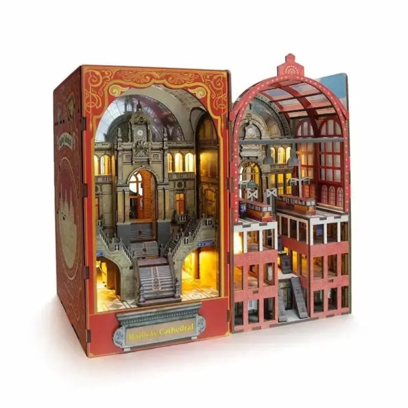 Railway Cathedral DIY Book Nook Kit - Diy book nook kit