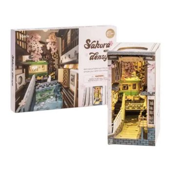ROBOTIME ROLIFE SAKURA DENSYA DIY BOOK NOOK
