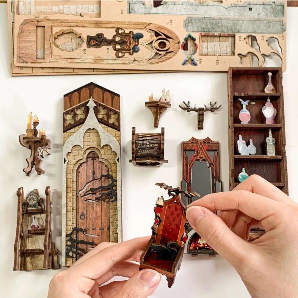 Twilight Castle DIY Book Nook Kit - Diy book nook kit